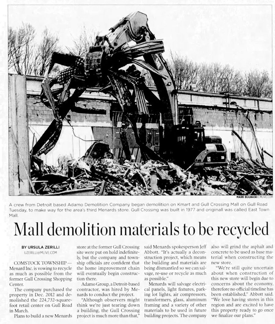 East Towne Mall (Gull Crossing, East Town Mall) - Apr 03 2013 Article